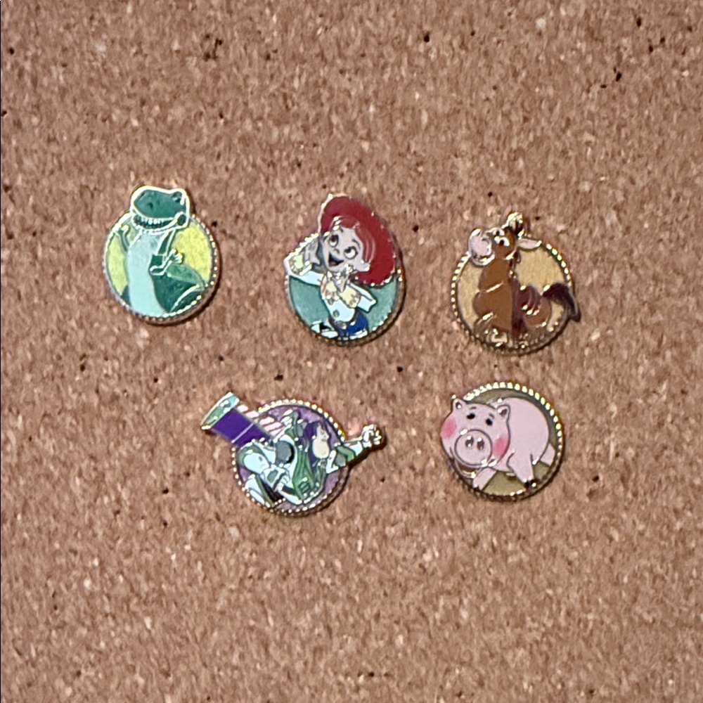 Colorful Cartoon Character Pins Set -Toy story Micro pins- new release
